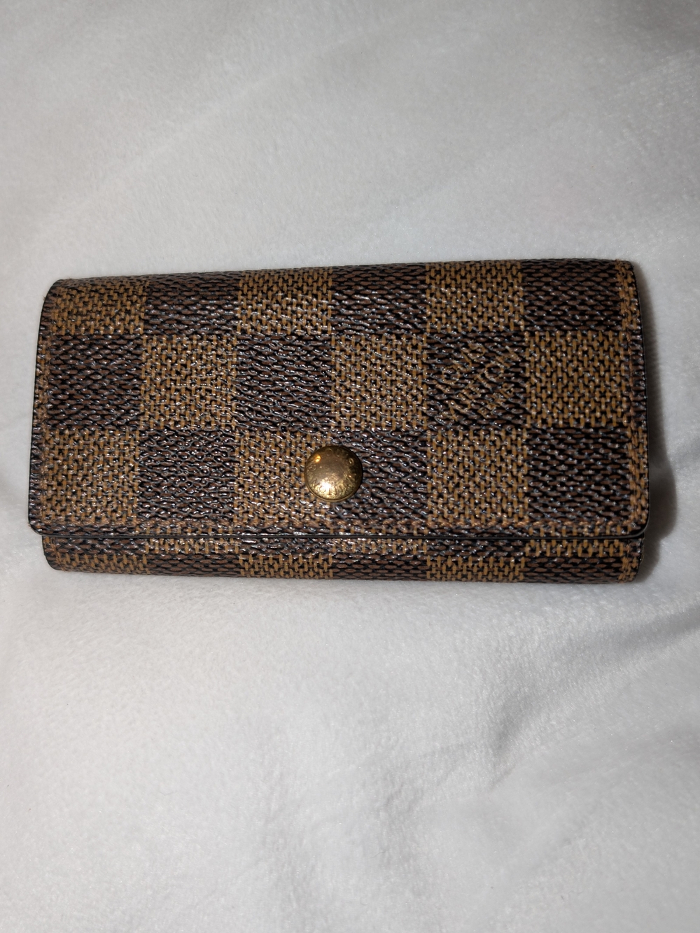 Louis Vuitton Damier Ebene Key Holder Brown
